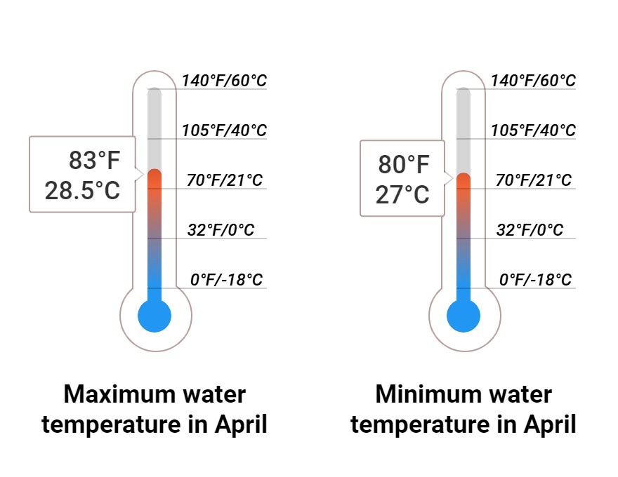 Average Sea temperature